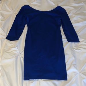 Forever 21 Body Con Dress Blue